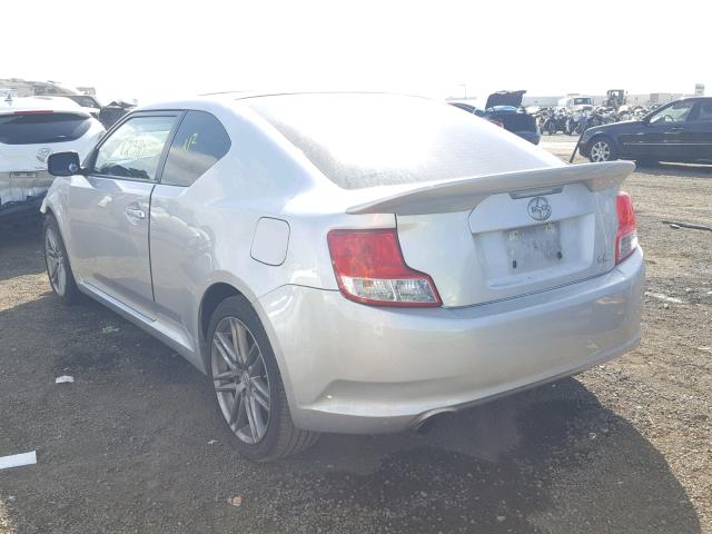 JTKJF5C78C3026995 - 2012 TOYOTA SCION TC 银色 照片 3