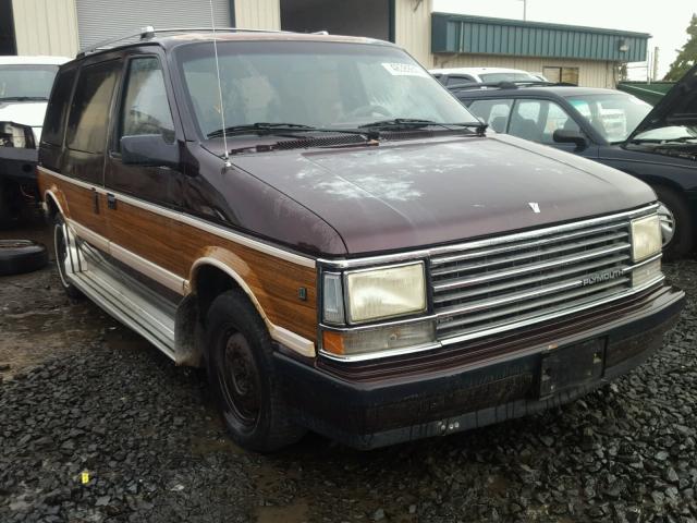 2P4FH5539LR706120 - 1990 PLYMOUTH VOYAGER LE BROWN photo 1