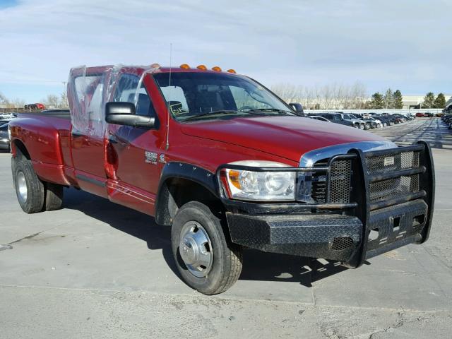 3D7MX48C47G721260 - 2007 DODGE RAM 3500 S RED photo 1