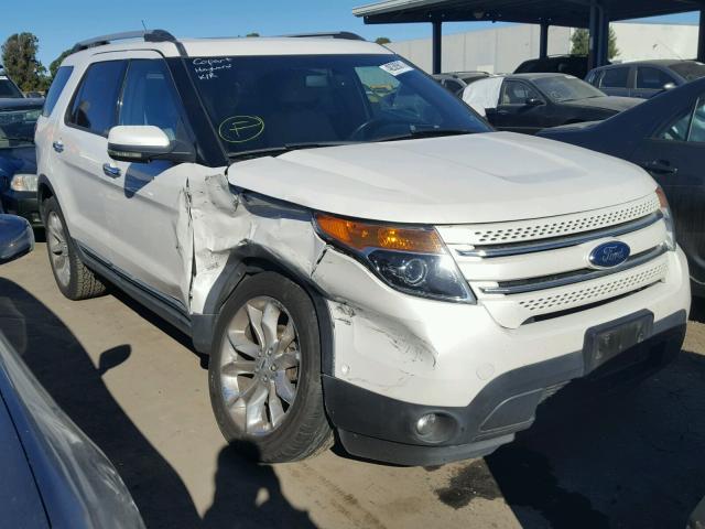 1FMHK8F89CGA36947 - 2012 FORD EXPLORER L WHITE photo 1