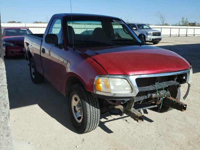 3FTRF172X2MA22347 - 2002 FORD F150 RED photo 1