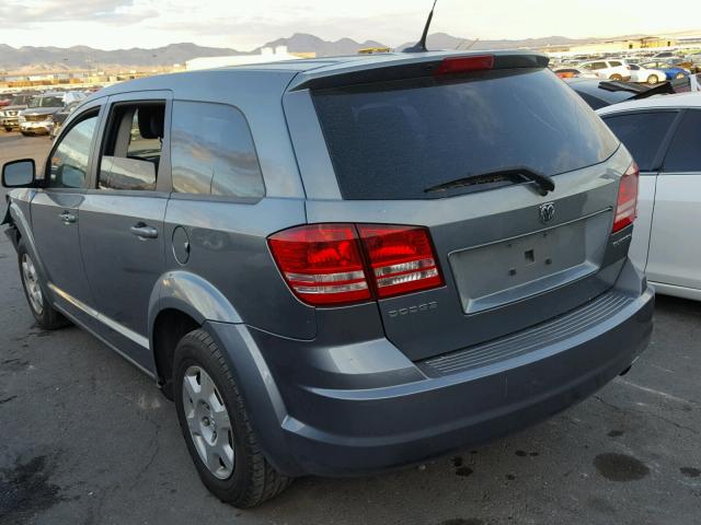 3D4PG4FBXAT133463 - 2010 DODGE JOURNEY SE GRAY photo 3