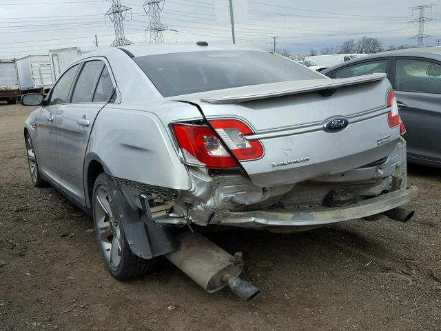 1FAHP2KT2AG155035 - 2010 FORD TAURUS SHO SILVER photo 3