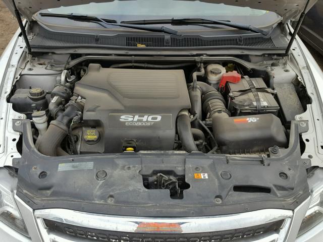 1FAHP2KT2AG155035 - 2010 FORD TAURUS SHO SILVER photo 7