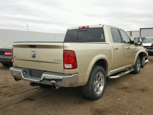 1D7RV1CTXBS705227 - 2011 DODGE RAM 1500 TAN photo 4