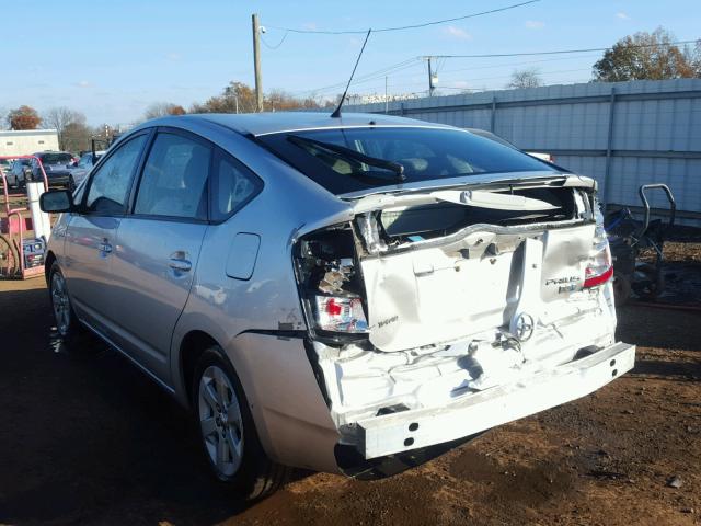 JTDKB20U283305964 - 2008 TOYOTA PRIUS SILVER photo 3