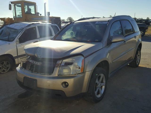 2CNDL73F176114376 - 2007 CHEVROLET EQUINOX LT GOLD photo 2