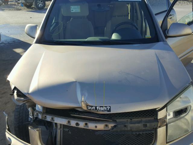 2CNDL73F176114376 - 2007 CHEVROLET EQUINOX LT GOLD photo 7