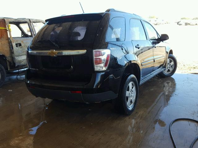 2CNDL13F186007536 - 2008 CHEVROLET EQUINOX LS BLACK photo 4