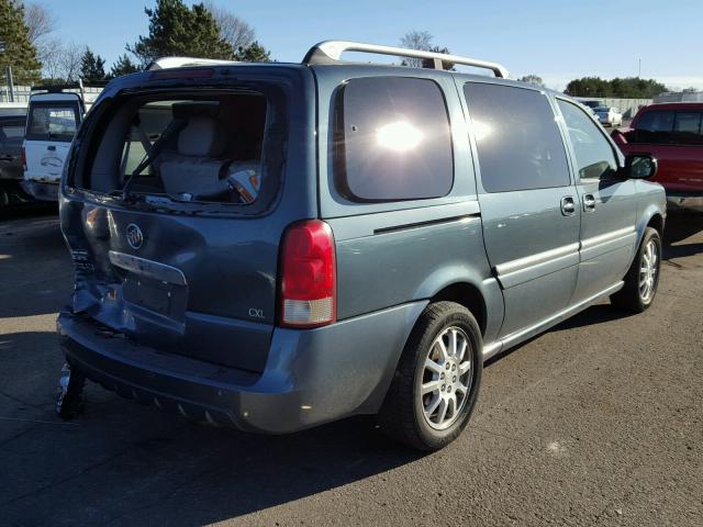 5GADV33L16D133671 - 2006 BUICK TERRAZA CX BLUE photo 4