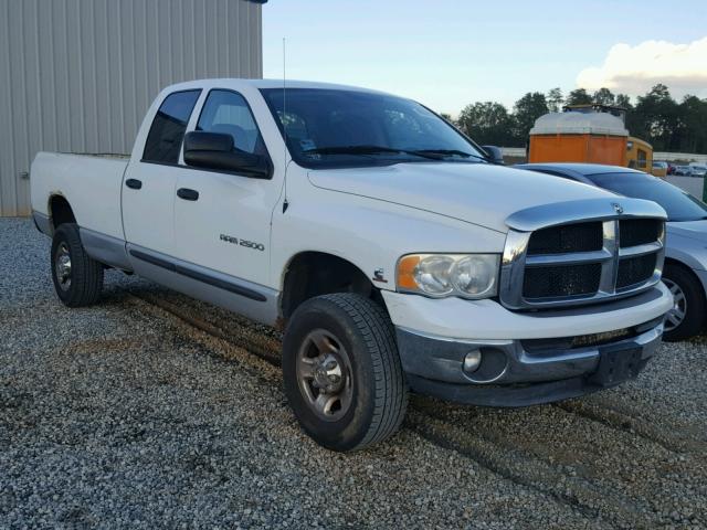3D7KU28C64G227028 - 2004 DODGE RAM 2500 S WHITE photo 1