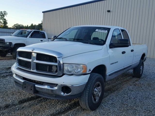 3D7KU28C64G227028 - 2004 DODGE RAM 2500 S WHITE photo 2