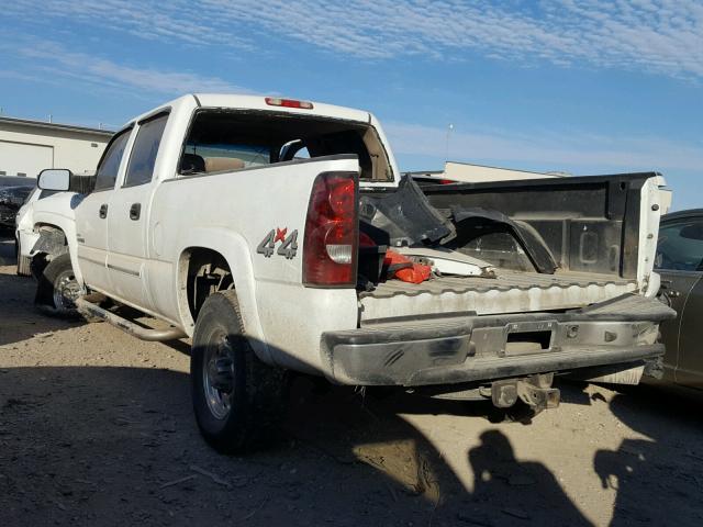 1GCHK23255F893650 - 2005 CHEVROLET SILVERADO WHITE photo 3