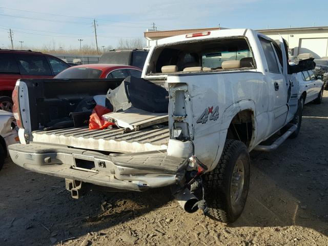 1GCHK23255F893650 - 2005 CHEVROLET SILVERADO WHITE photo 4