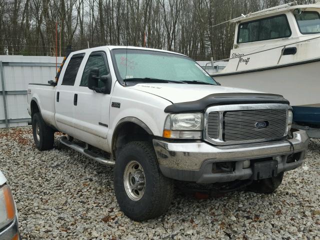 1FTSW31F23EA22603 - 2003 FORD F350 SRW S WHITE photo 1