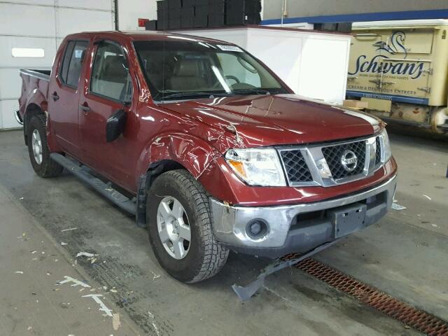 1N6AD07W97C435947 - 2007 NISSAN FRONTIER C RED photo 1