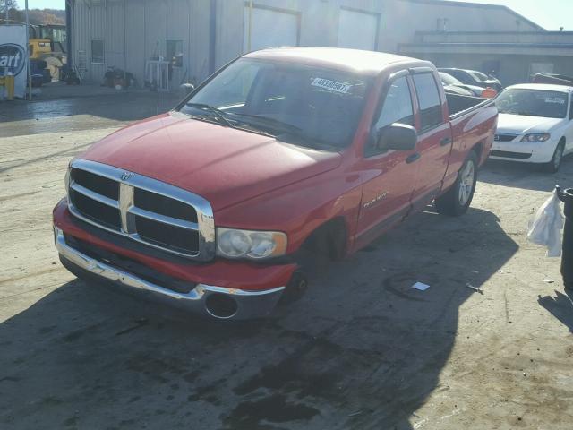 1D7HA18N94J258996 - 2004 DODGE RAM 1500 S RED photo 2