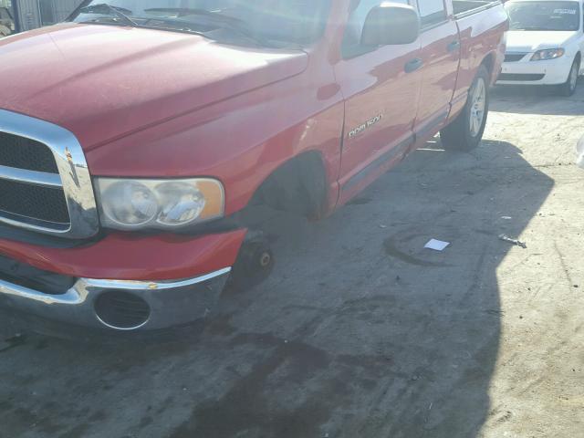 1D7HA18N94J258996 - 2004 DODGE RAM 1500 S RED photo 9