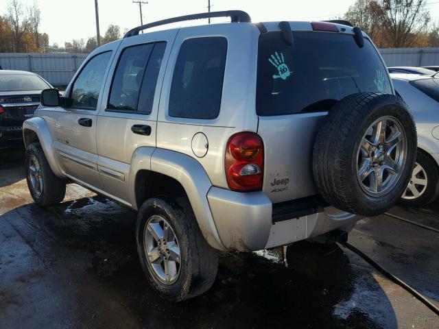 1J8GL58K13W553551 - 2003 JEEP LIBERTY LI SILVER photo 3