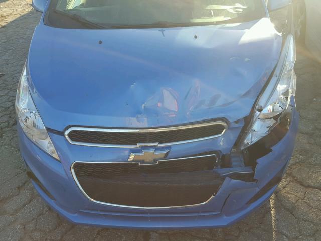 KL8CB6S95EC584481 - 2014 CHEVROLET SPARK LS BLUE photo 9