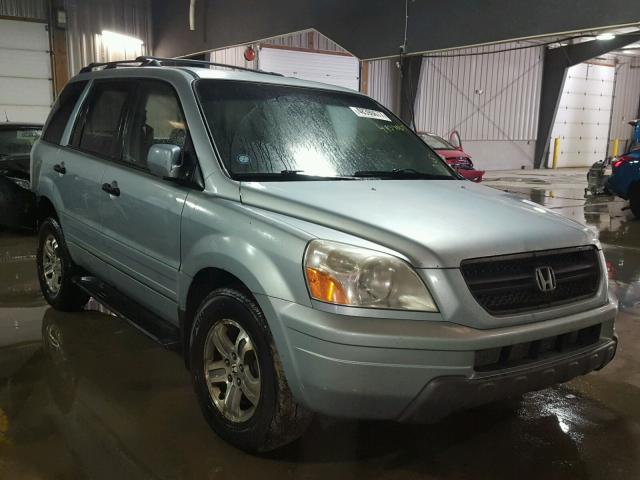 2HKYF18693H572899 - 2003 HONDA PILOT EXL GREEN photo 1