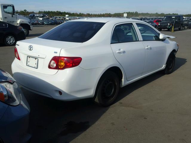 1NXBU4EE2AZ350390 - 2010 TOYOTA COROLLA BA WHITE photo 4