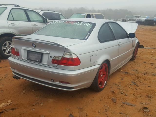 WBABN53441JU23758 - 2001 BMW 330 CI SILVER photo 4