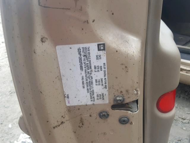 1G2WP12K52F246931 - 2002 PONTIAC GRAND PRIX 金色 照片 10