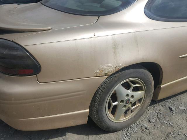 1G2WP12K52F246931 - 2002 PONTIAC GRAND PRIX 金色 照片 9