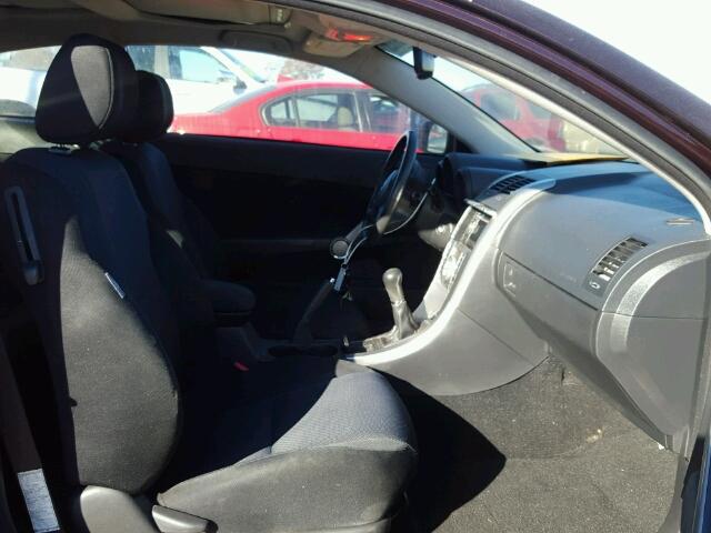 JTKDE167390297672 - 2009 TOYOTA SCION TC იასამნისფერი ფოტო 5