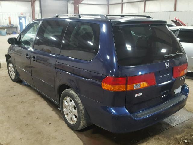 5FNRL18934B055573 - 2004 HONDA ODYSSEY EX BLACK photo 3