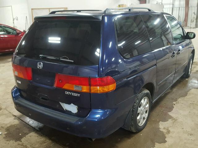 5FNRL18934B055573 - 2004 HONDA ODYSSEY EX BLACK photo 4