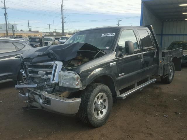 1FTWW31P95EC75429 - 2005 FORD F350 SRW S BLACK photo 2