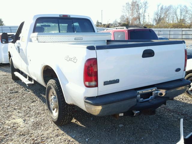 1FTSX21595EC23254 - 2005 FORD F250 SUPER WHITE photo 3