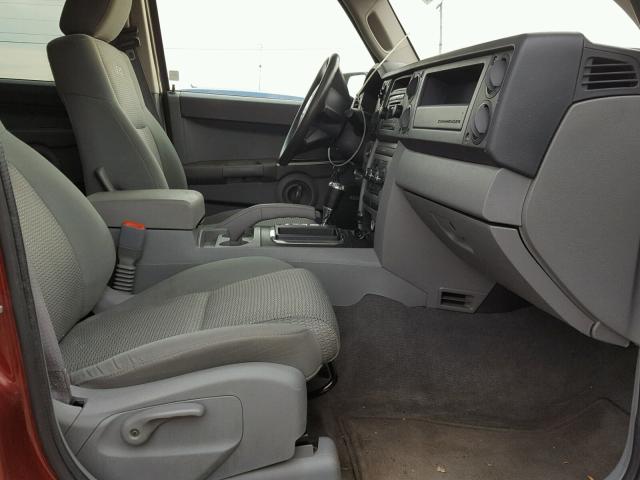 1J8HG48K17C669813 - 2007 JEEP COMMANDER 红色 照片 5