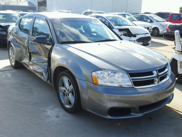 1C3CDZAB5CN322859 - 2012 DODGE AVENGER SE GRAY photo 1