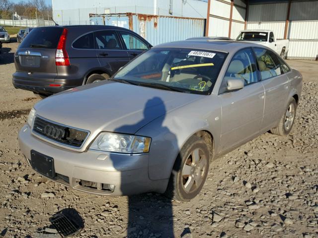 WAUED64B31N002495 - 2001 AUDI A6 2.7T QU GOLD photo 2