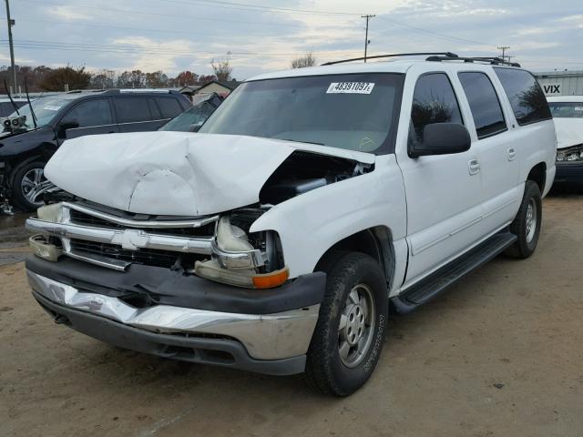 1GNFK16T61J277623 - 2001 CHEVROLET SUBURBAN K WHITE photo 2