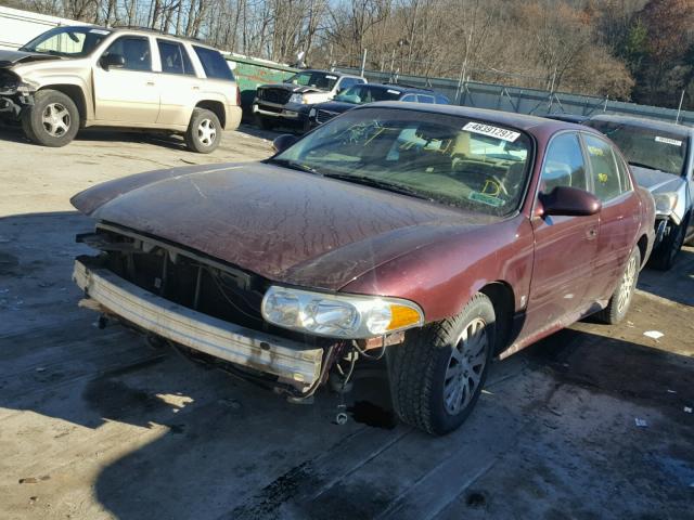 1G4HP52K95U279969 - 2005 BUICK LESABRE CU BURGUNDY photo 2