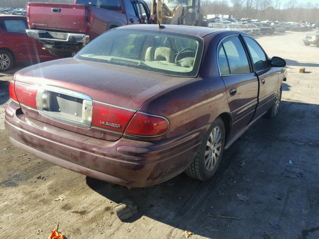 1G4HP52K95U279969 - 2005 BUICK LESABRE CU BURGUNDY photo 4