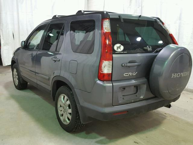 SHSRD78966U431758 - 2006 HONDA CR-V SE GRAY photo 3