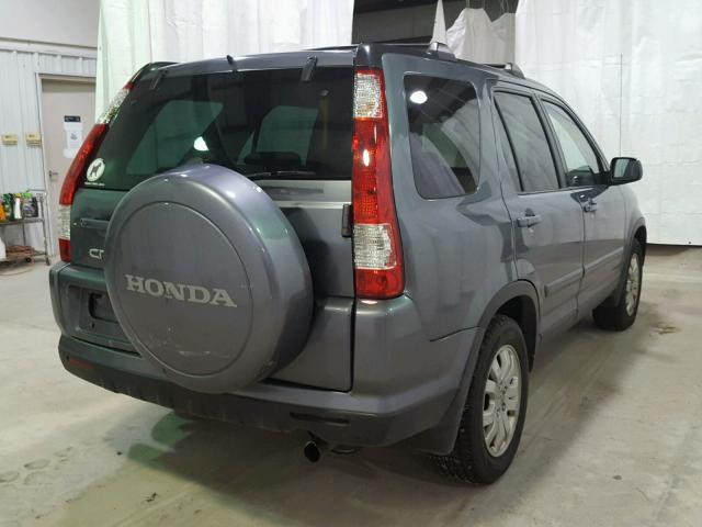 SHSRD78966U431758 - 2006 HONDA CR-V SE GRAY photo 4