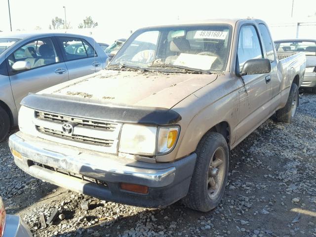 4TAVL52N8XZ570770 - 1999 TOYOTA TACOMA XTR TAN photo 2