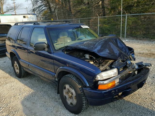 1GNDT13W3X2125160 - 1999 CHEVROLET BLAZER BLUE photo 1