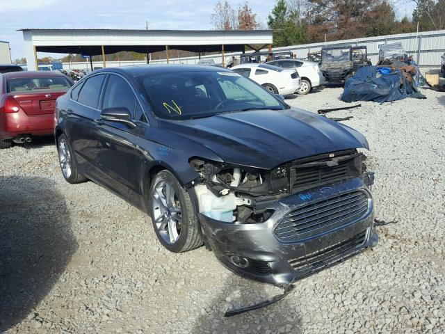 3FA6P0K91ER210413 - 2014 FORD FUSION TIT GRAY photo 1