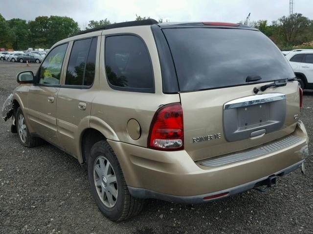 5GAES13P142370335 - 2004 BUICK RAINIER CX BEIGE photo 3