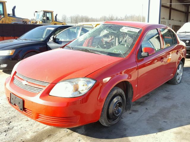 1G1AL55FX77385390 - 2007 CHEVROLET COBALT LT RED photo 2