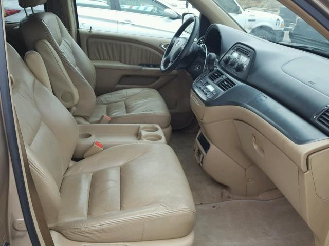 5FNRL38766B438923 - 2006 HONDA ODYSSEY EX BEIGE photo 5