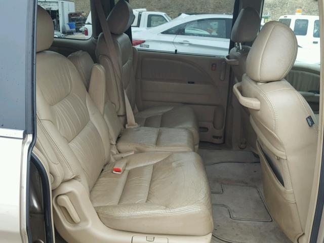 5FNRL38766B438923 - 2006 HONDA ODYSSEY EX BEIGE photo 6