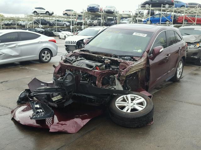 5J8TB4H33FL031412 - 2015 ACURA RDX BASE MAROON photo 2